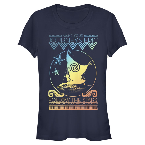 Disney - Moana - Moana By Starlight - Frauen T-Shirt - Schwarz - Vorne