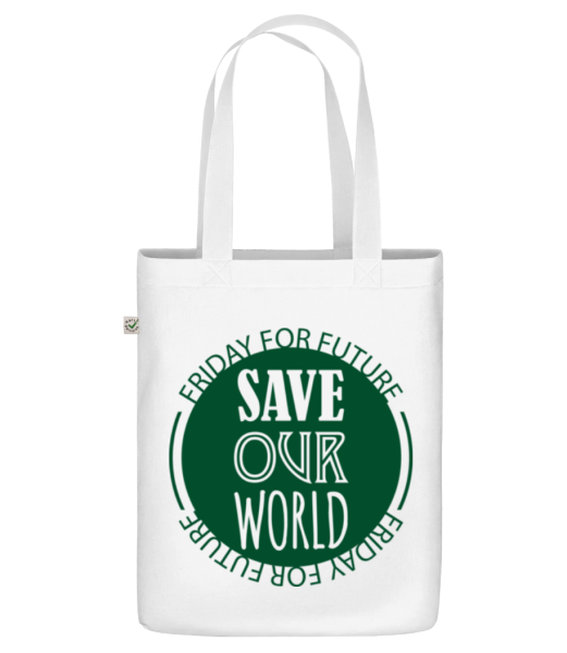 Save Our World - Bio Tasche - Weiß - Vorne