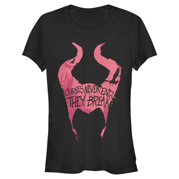 Disney - Maleficent Mächte der Finsternis - Symbol Cursed - Frauen T-Shirt - Schwarz - Vorne