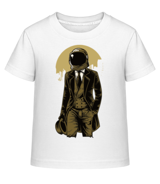 Classic Astronaut - Kinder Shirtinator T-Shirt - Weiß - Vorne
