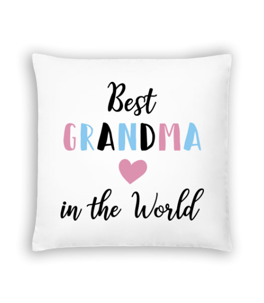 Best Grandma In The World - Cushion - White - Front