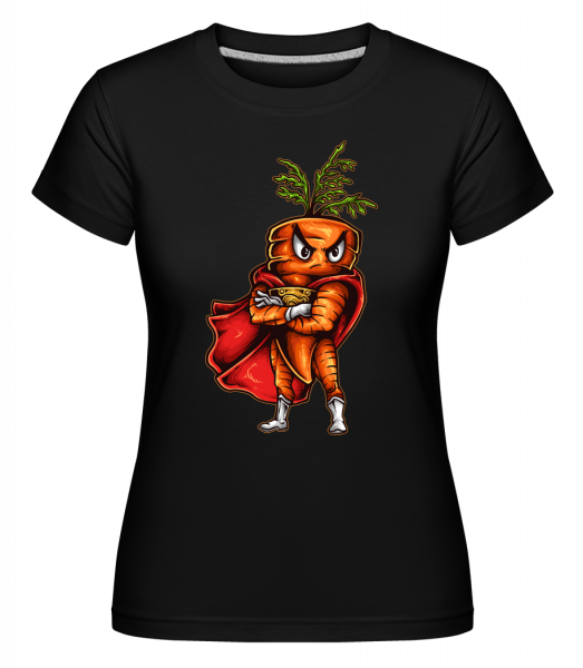 Super Carrot -  Shirtinator Women's T-Shirt - Black - Vorn