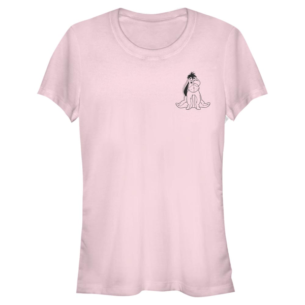 Disney - Winnie the Pooh - Oslík Vintage Line - Women's T-Shirt - Pink - Front