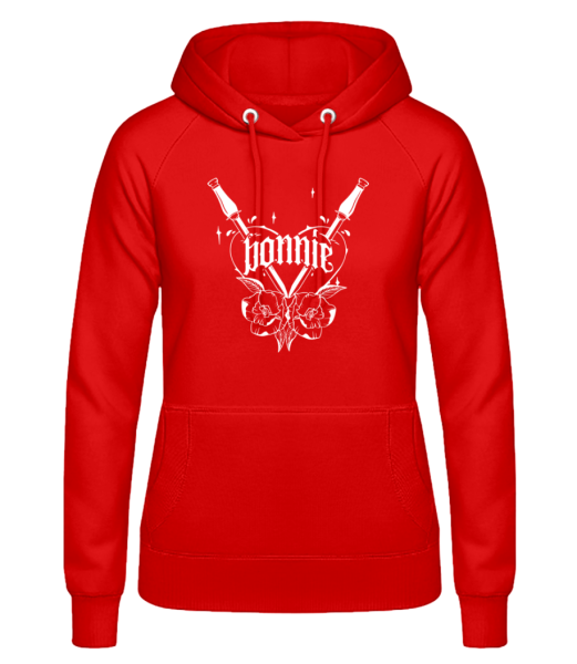 Bonnie - Women's Hoodie - Red - Front