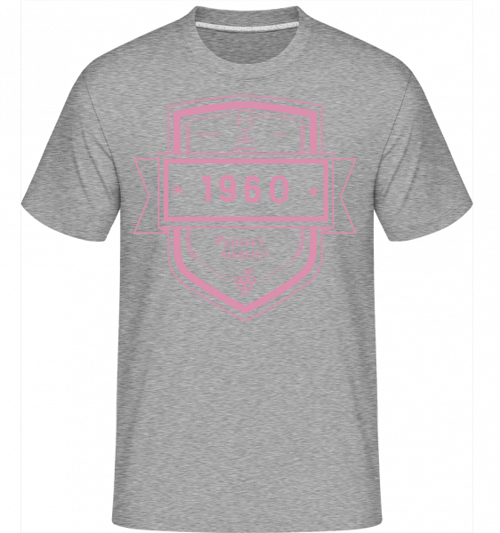 Perfekt Gereift 1960 - Shirtinator Männer T-Shirt - Grau meliert - Vorn