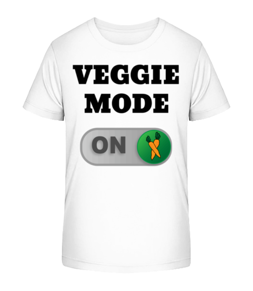 Veggie Mode On - Carrots - Kid's Bio T-Shirt Stanley Stella - White - Front