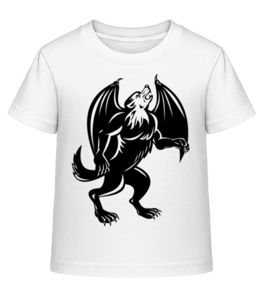 Gothic Monster Black - Kinder Shirtinator T-Shirt - Weiß - Vorne