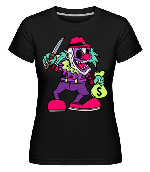 Mad Clown - Shirtinator Frauen T-Shirt - Schwarz - Vorne