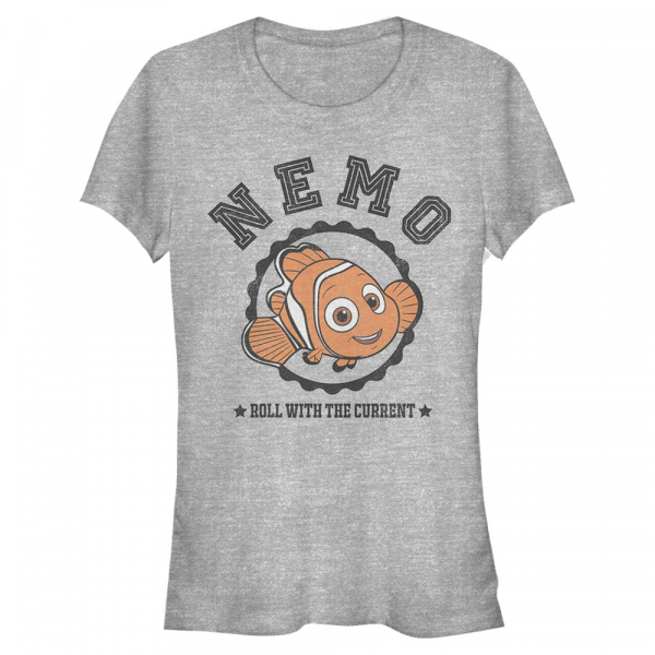 Pixar - Finding Dory - Nemo Varsity - Women's T-Shirt - Heather grey - Front